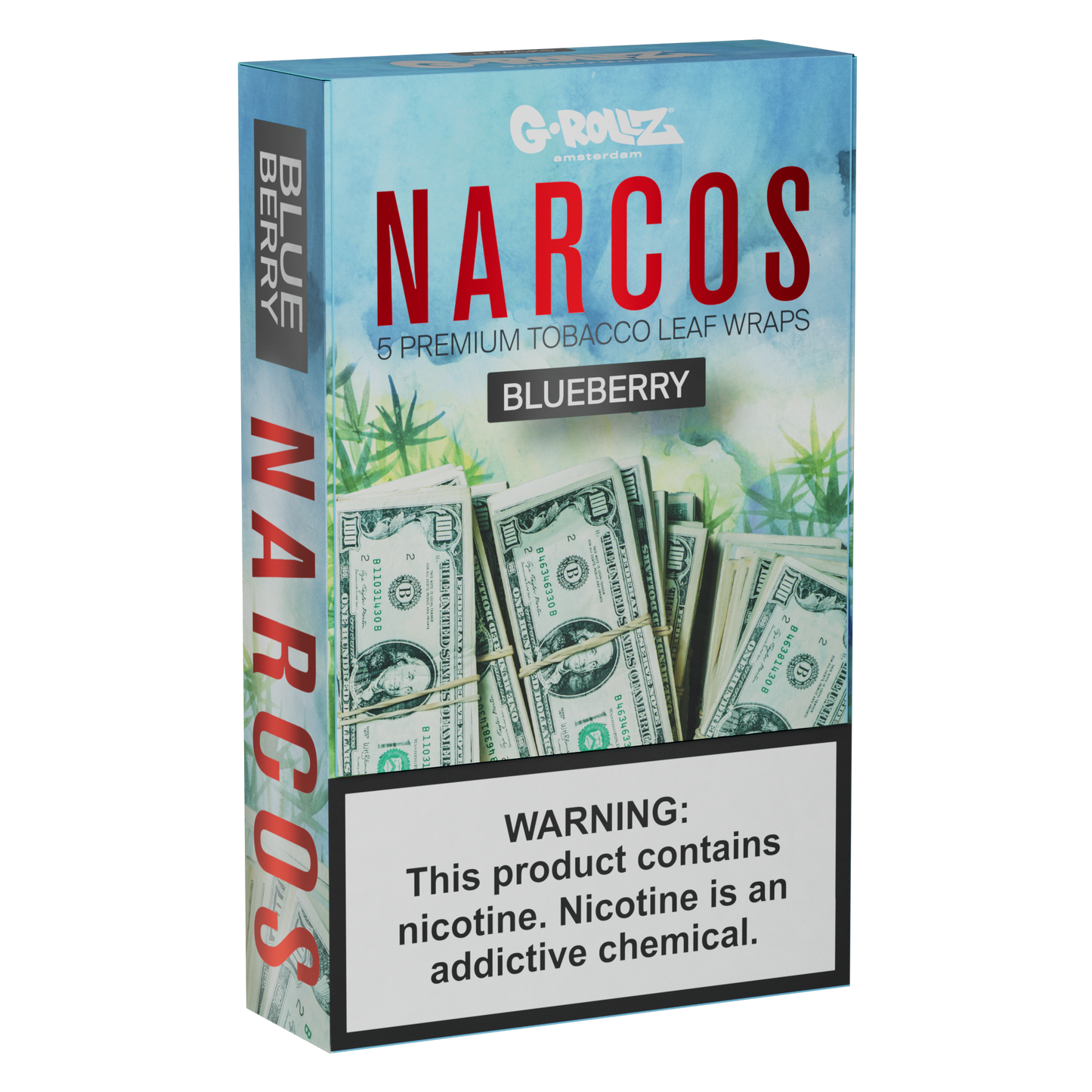 Narcos Leaf Wraps - Blueberry